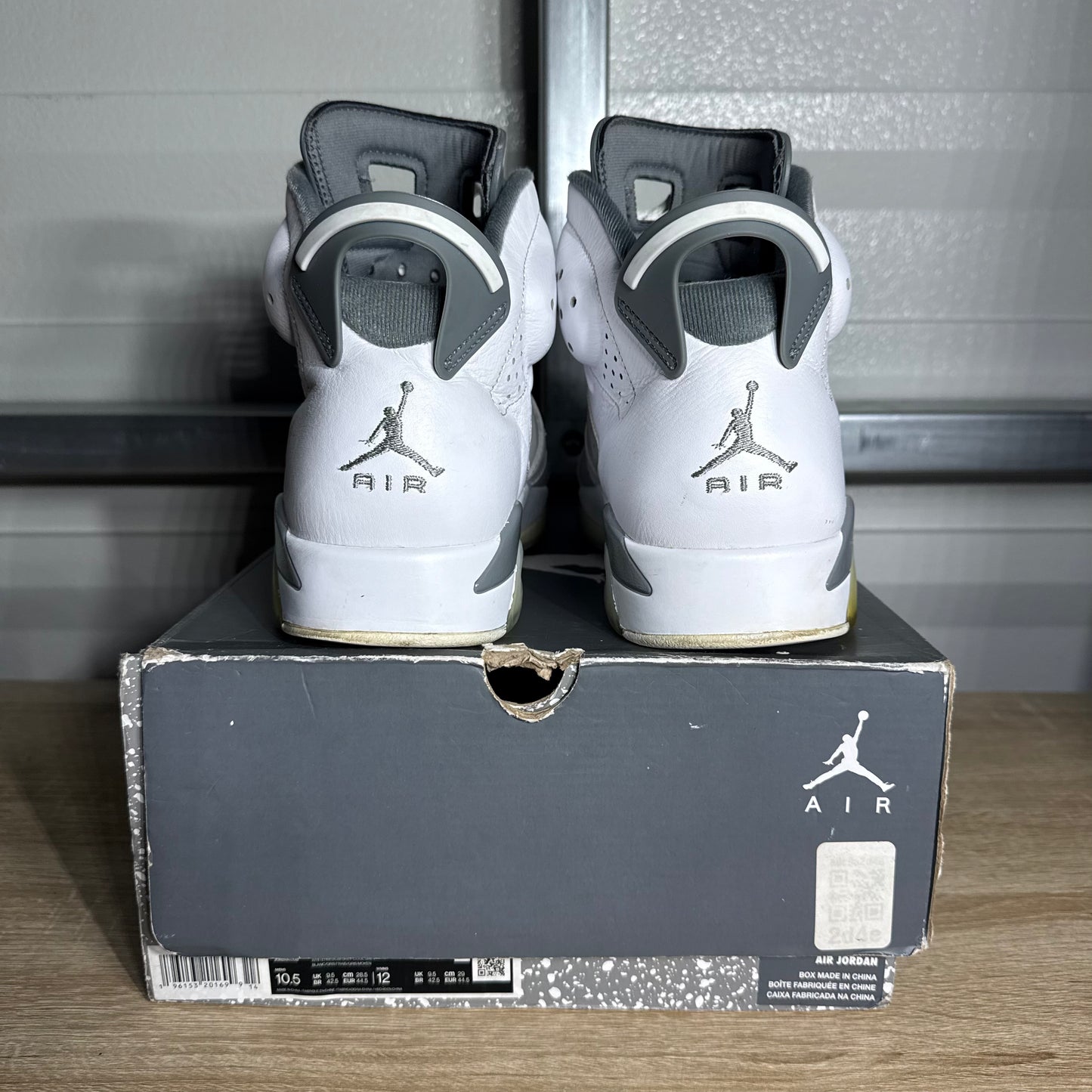 Size 10.5 - AJ 6 Retro Cool Grey