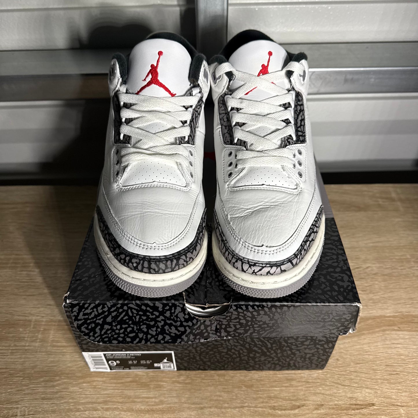 Size 9.5 - AJ 3 Retro Cement Grey