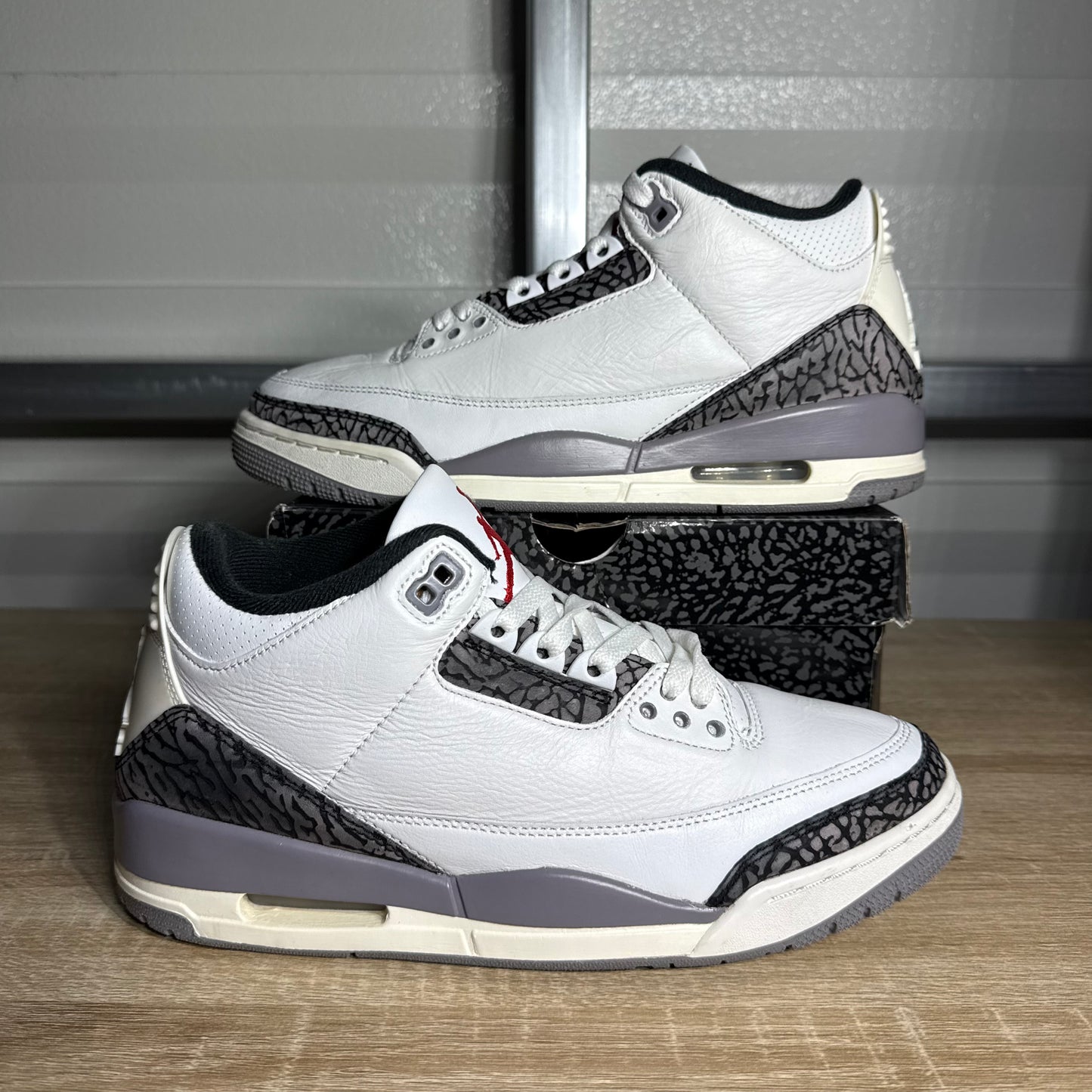 Size 9.5 - AJ 3 Retro Cement Grey