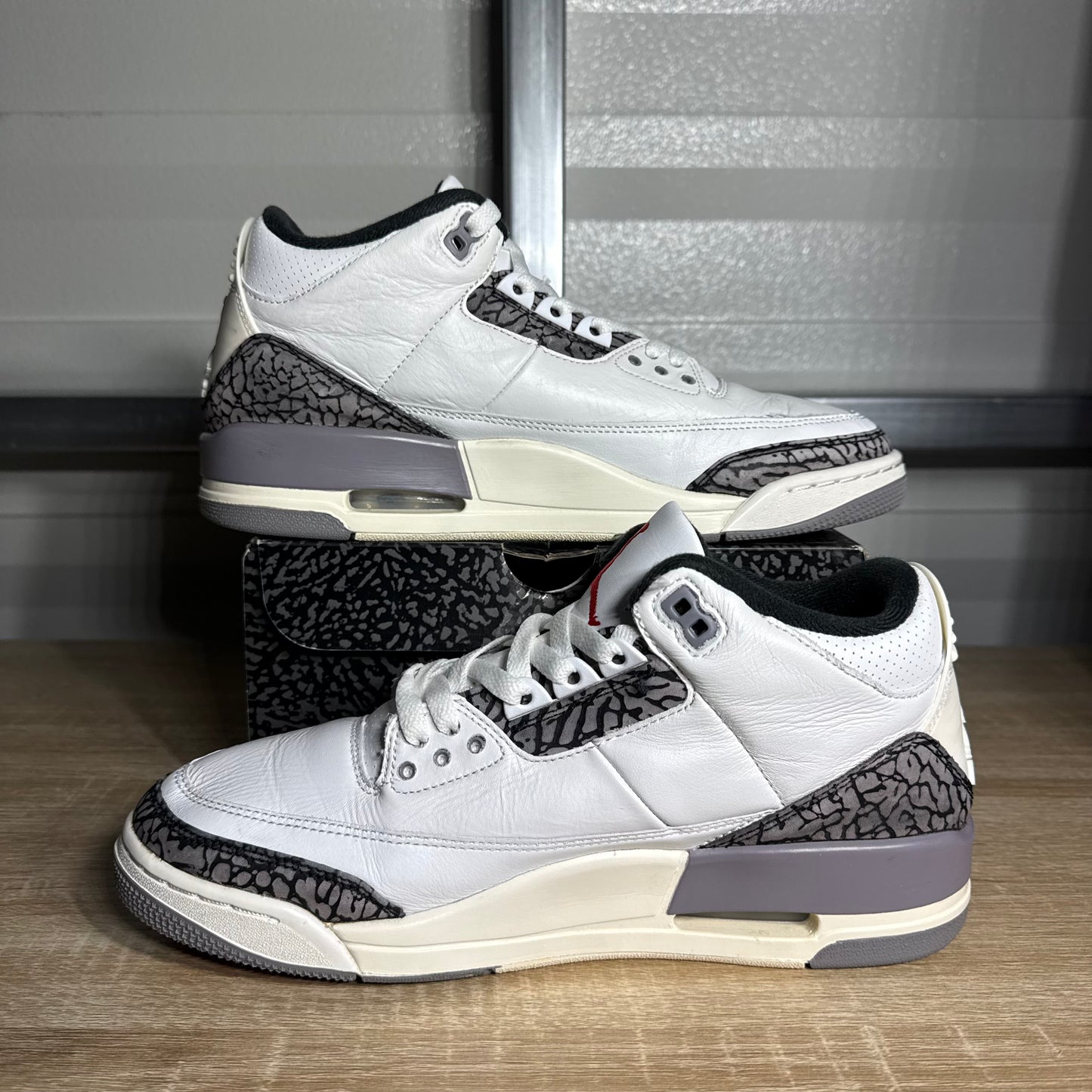 Size 9.5 - AJ 3 Retro Cement Grey
