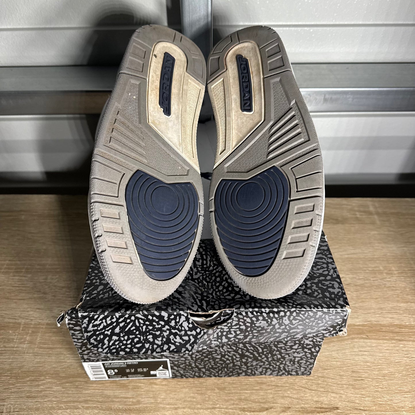 Size 8.5 - AJ 3 Retro Midnight Navy