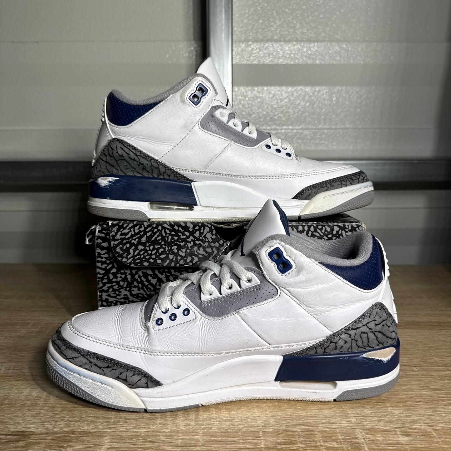 Size 8.5 - AJ 3 Retro Midnight Navy