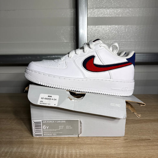 Size 6Y - AF 1 LV8 Chenille Swoosh