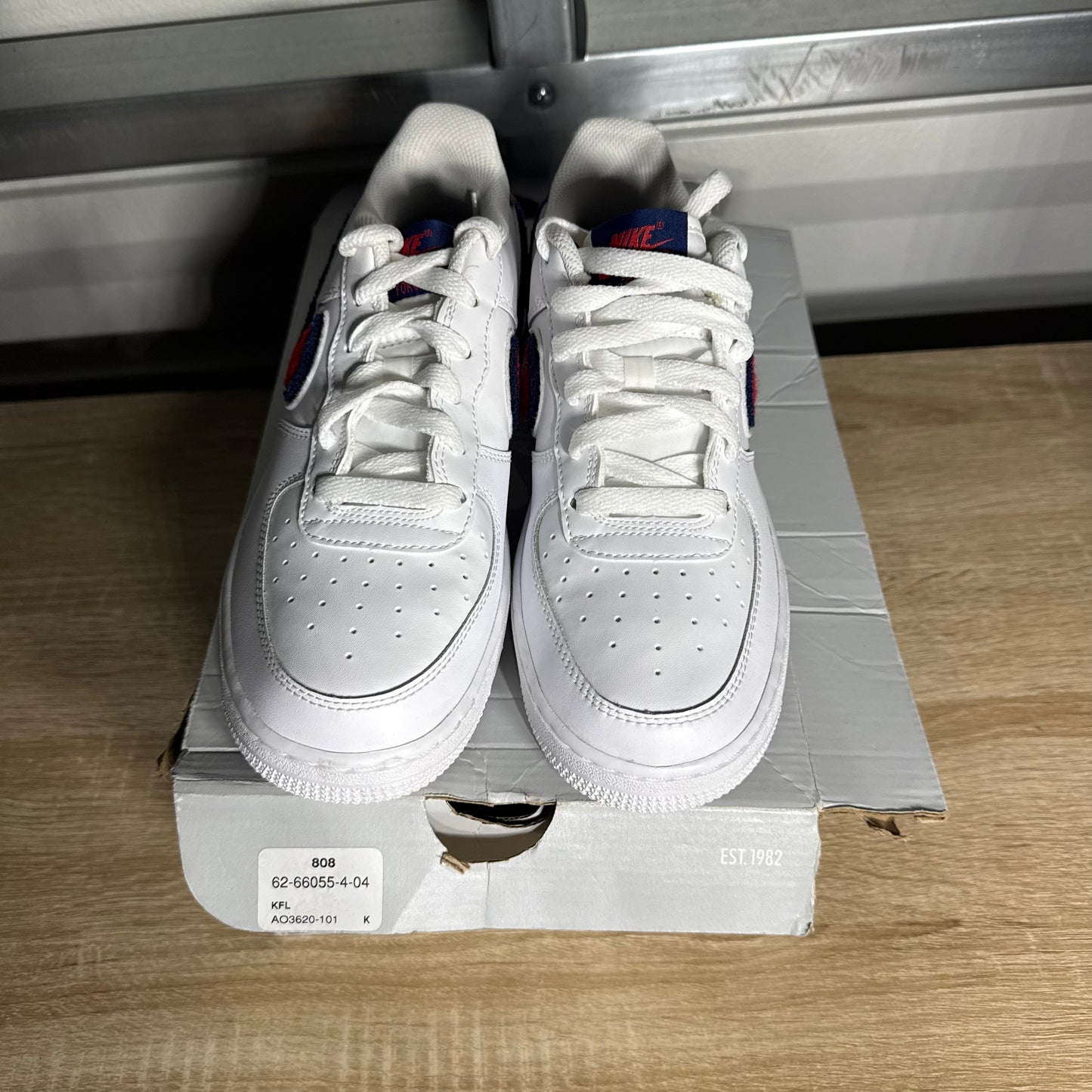Size 6Y - AF 1 LV8 Chenille Swoosh