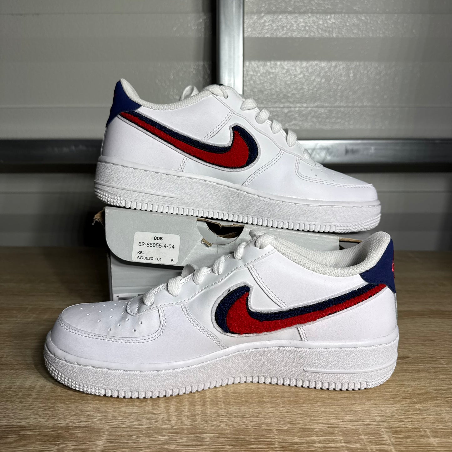 Size 6Y - AF 1 LV8 Chenille Swoosh