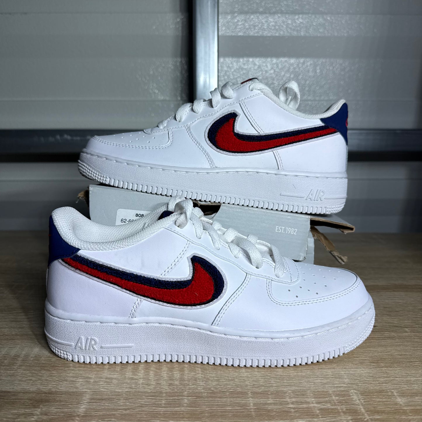 Size 6Y - AF 1 LV8 Chenille Swoosh