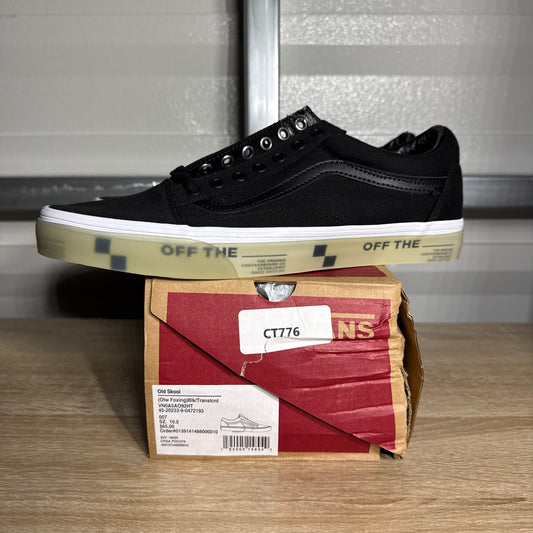 Size 10.5 - V Old Skool OTW Foxing Translucent Black