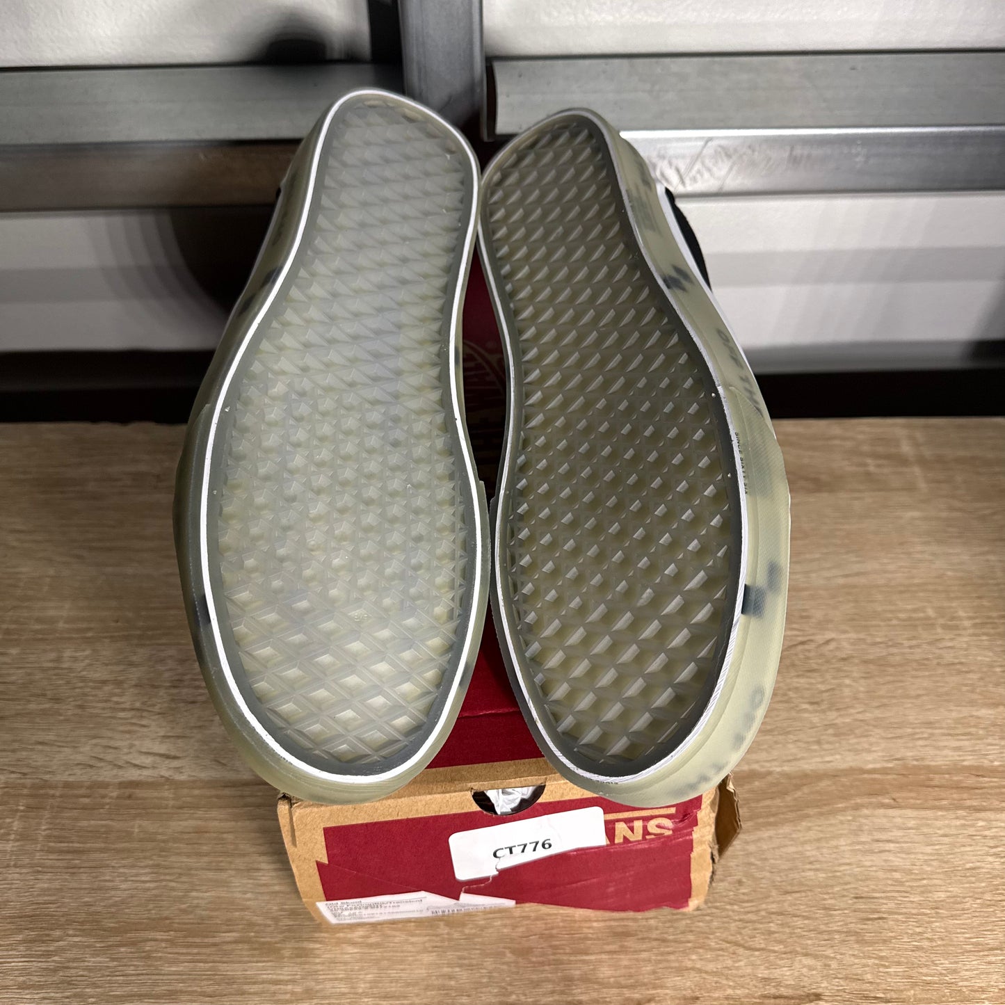 Size 10.5 - V Old Skool OTW Foxing Translucent Black