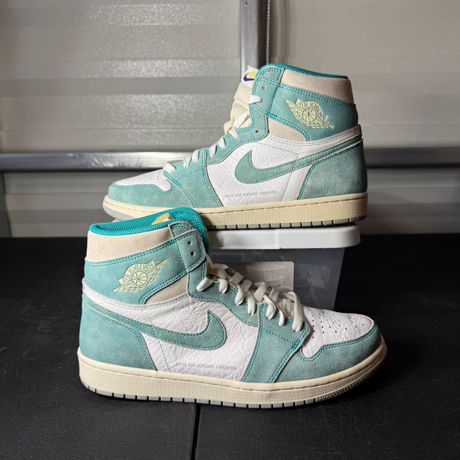 Size 10.5 - AJ 1 Retro High Turbo Green