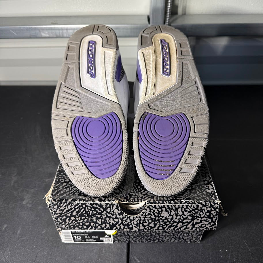 Size 10 - AJ 3 Retro Dark Iris