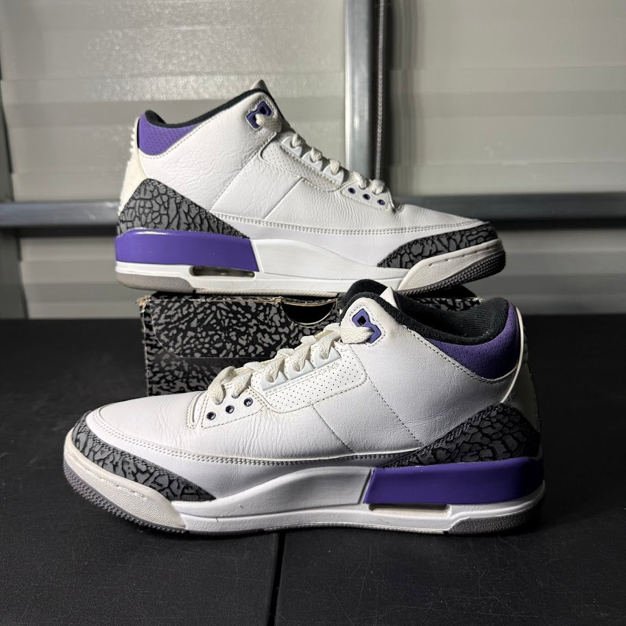 Size 10 - AJ 3 Retro Dark Iris