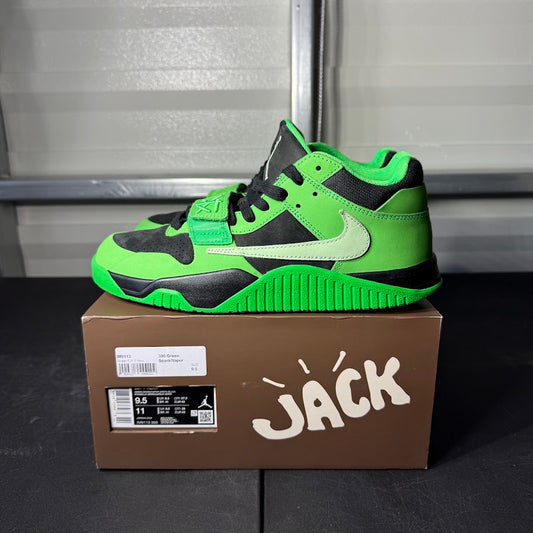 Size 9.5 - AJ Jumpman Jack TR Green Spark