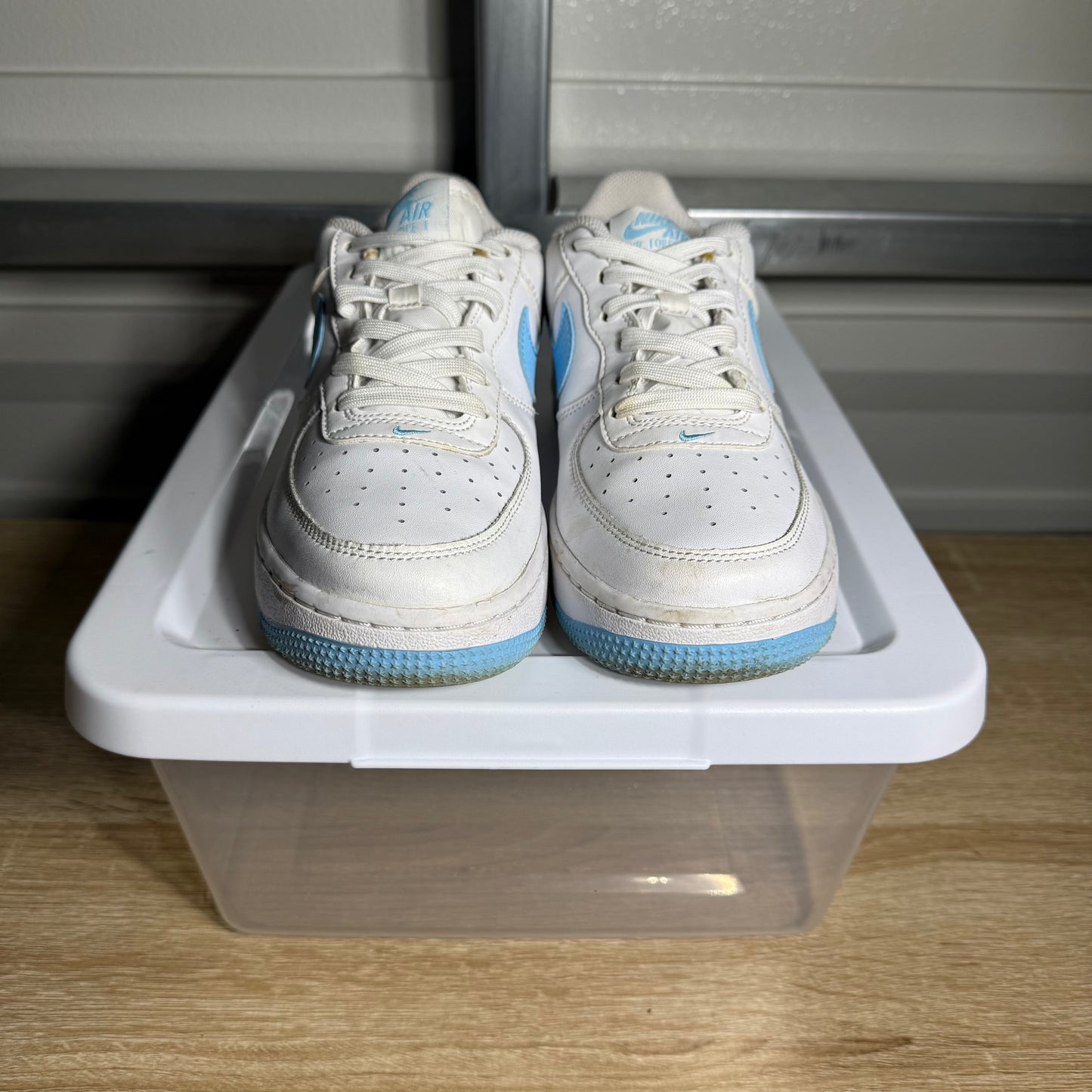 Size 5Y - AF 1 Low '07 Aquarius Blue Swoosh