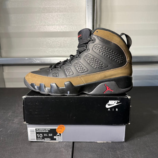 Size 10 - AJ 9 Retro Olive