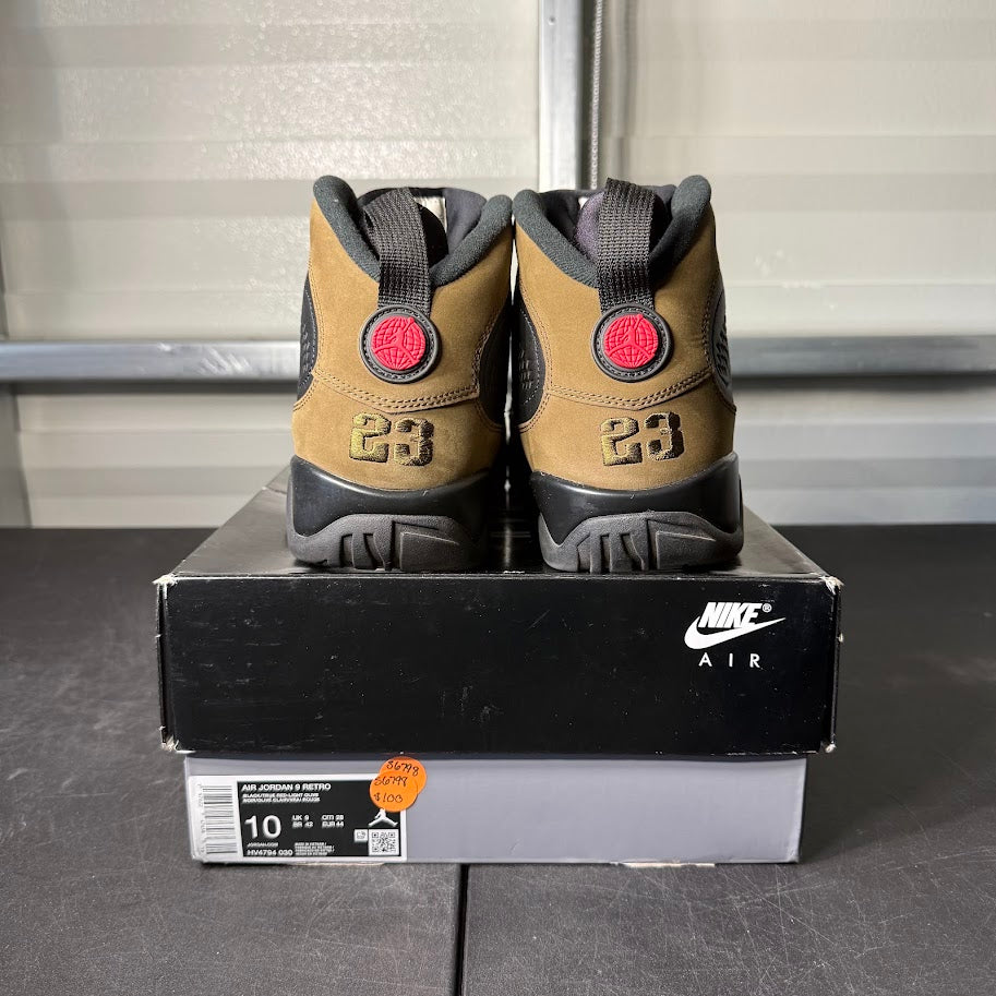 Size 10 - AJ 9 Retro Olive