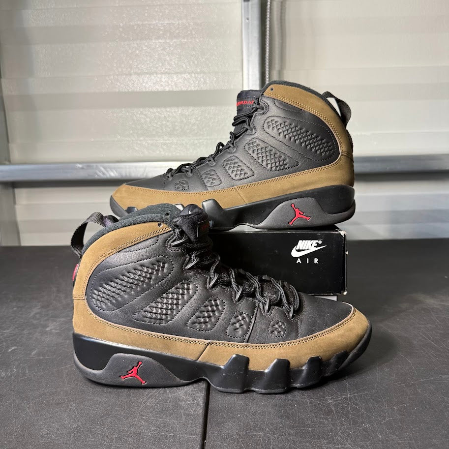 Size 10 - AJ 9 Retro Olive
