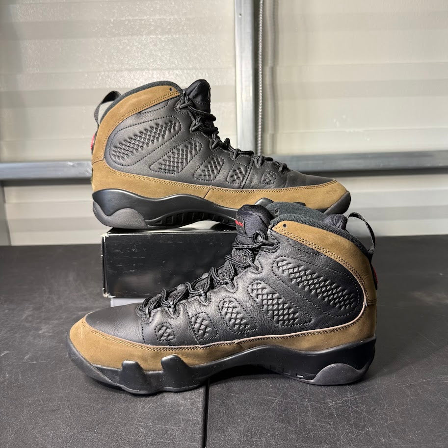 Size 10 - AJ 9 Retro Olive
