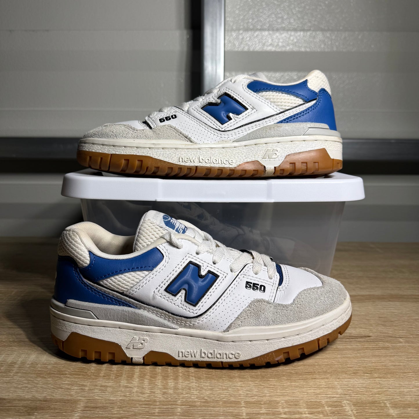 Size 5 - NB 550 Brighton Grey Blue Agate