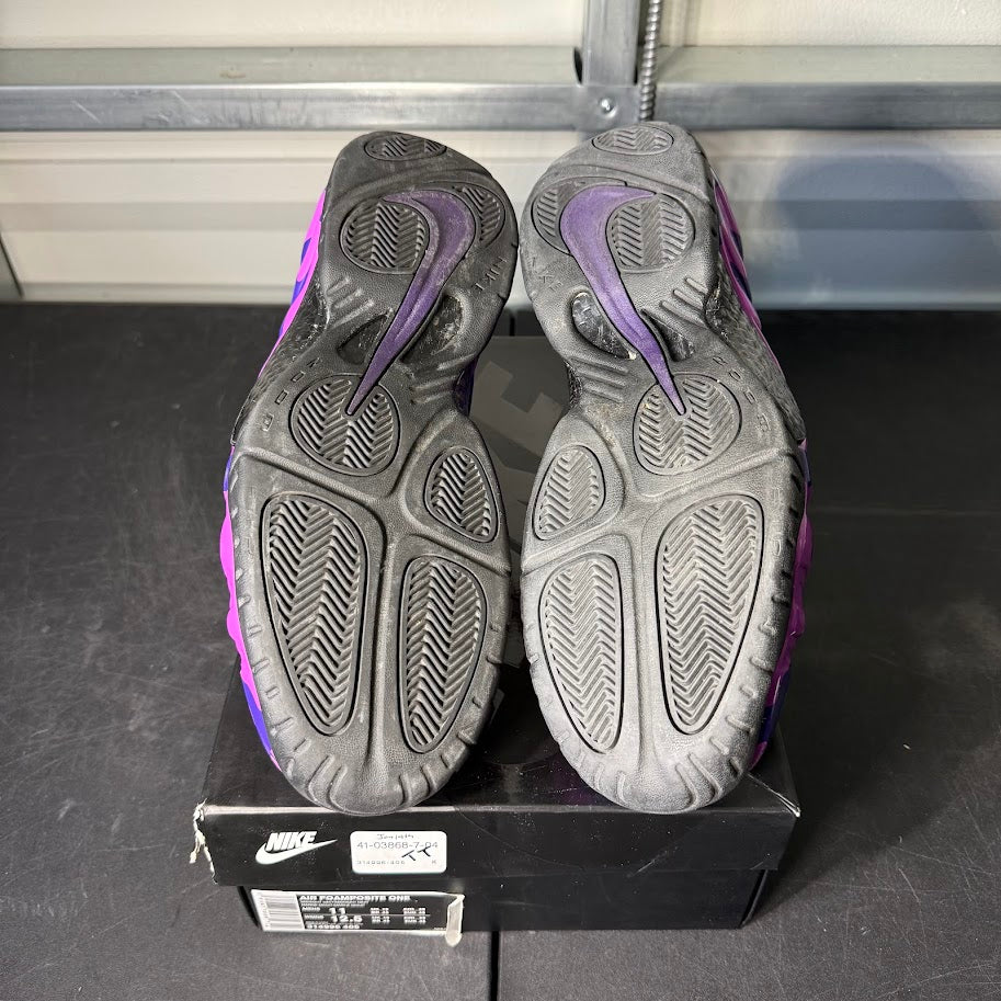 Size 12 - Air Foamposite Pro Purple Camo