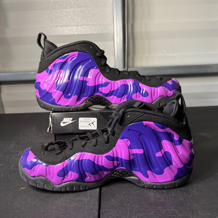 Size 12 - Air Foamposite Pro Purple Camo