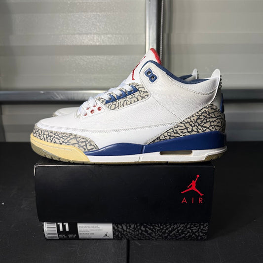 Size 11 - AJ 3 Retro True Blue