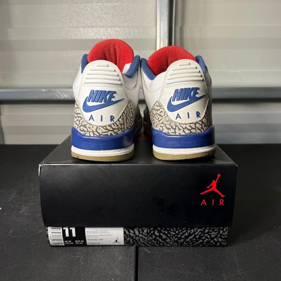 Size 11 - AJ 3 Retro True Blue