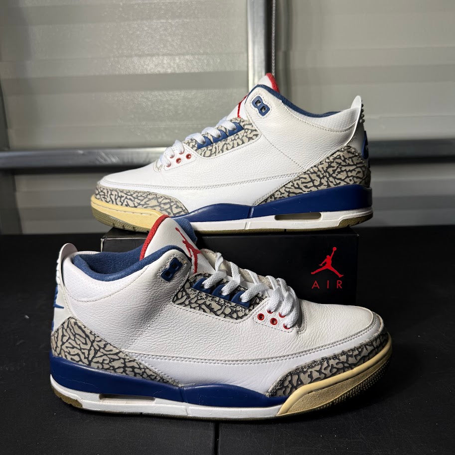 Size 11 - AJ 3 Retro True Blue