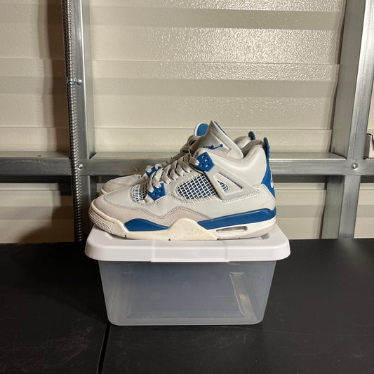Size 7Y - AJ 4 Retro Military Blue