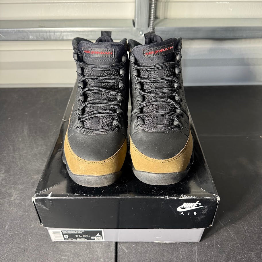 Size 9 - AJ 9 Retro Olive