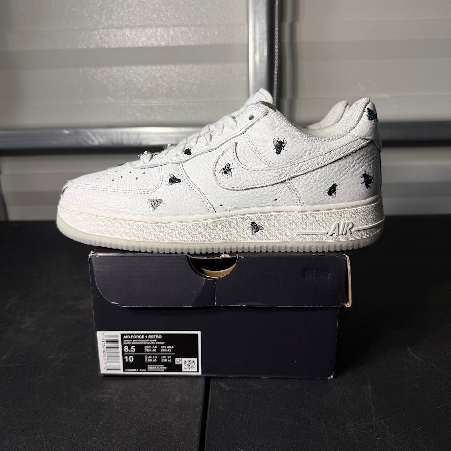 Size 8.5 - AF 1 Low Retro Houseflies