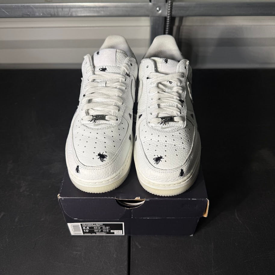 Size 8.5 - AF 1 Low Retro Houseflies