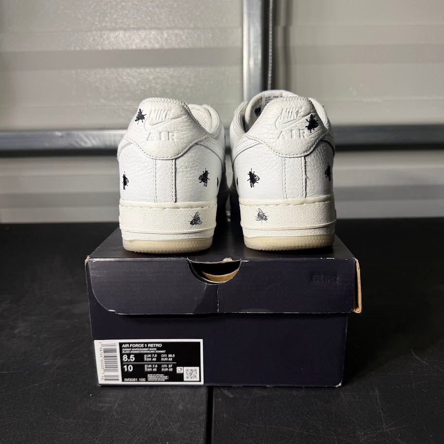Size 8.5 - AF 1 Low Retro Houseflies