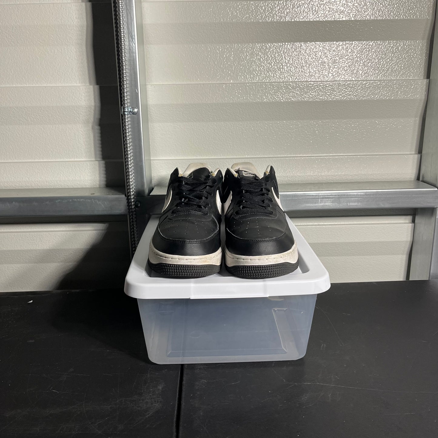 Size 12 - AF 1 '07 LV8 Double Swoosh - Black White
