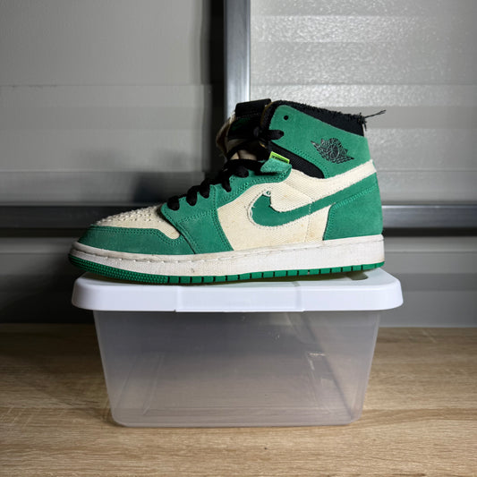 Size 8 - AJ 1 High Zoom CMFT Stadium Green