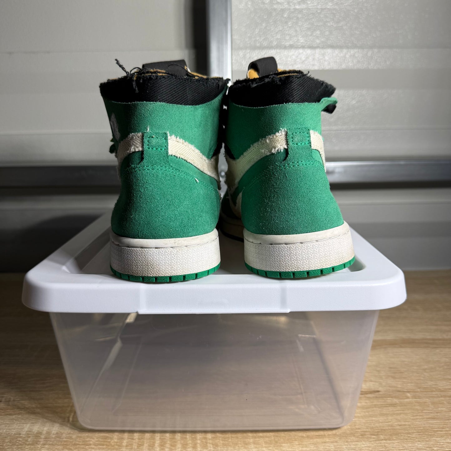 Size 8 - AJ 1 High Zoom CMFT Stadium Green