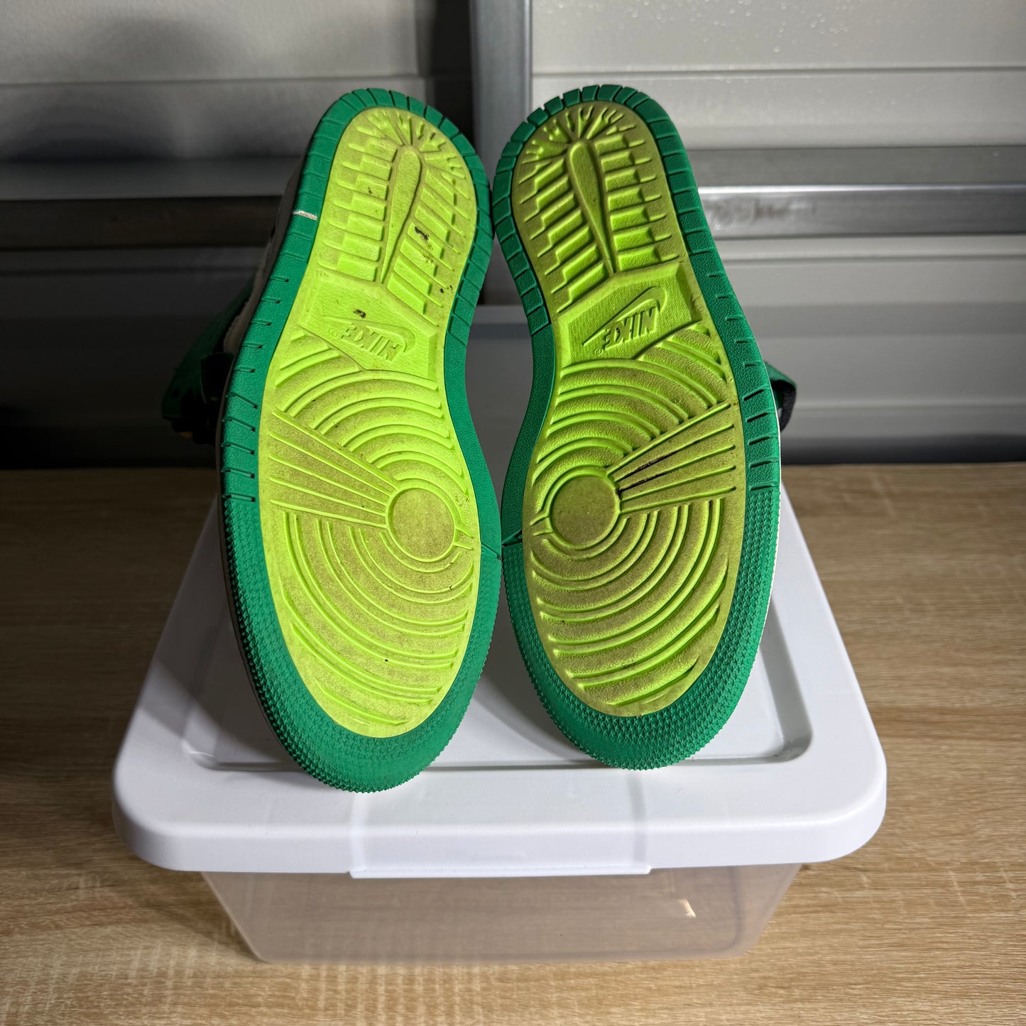 Size 8 - AJ 1 High Zoom CMFT Stadium Green
