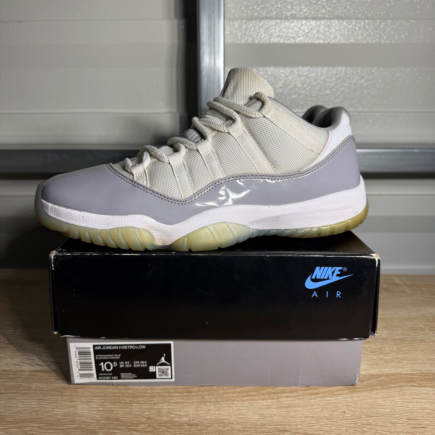 Size 10.5 – AJ 11 Retro Low Cement Grey