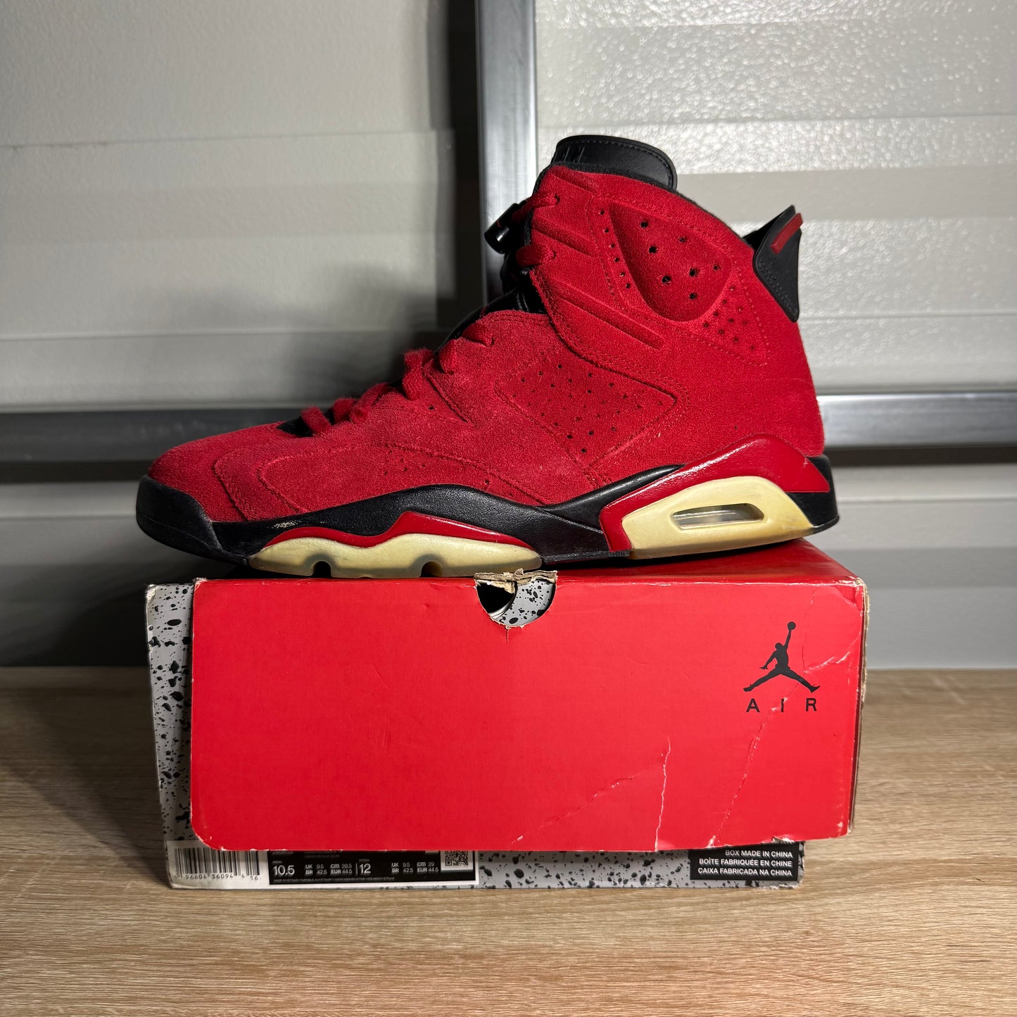 Size 10.5 - AJ 6 Retro Toro Bravo