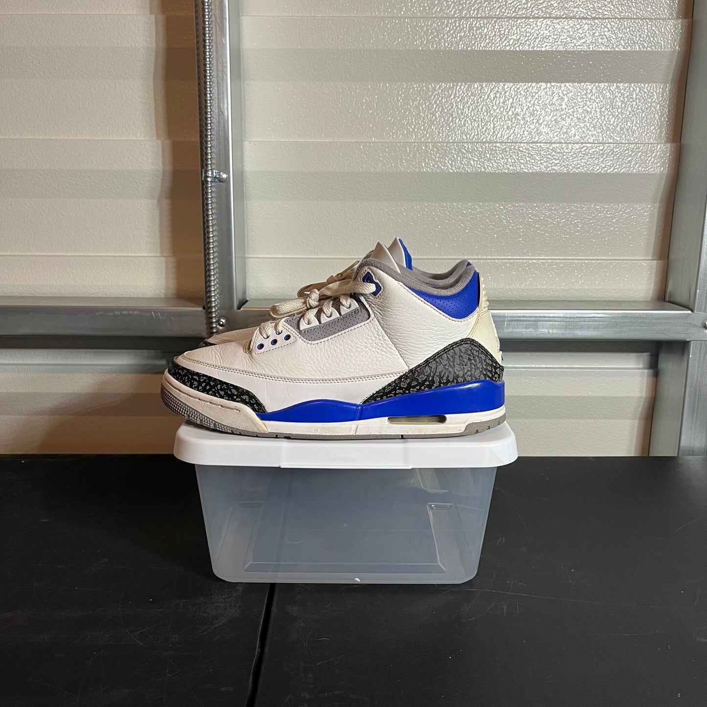 Size 9 - AJ 3 Retro Racer Blue
