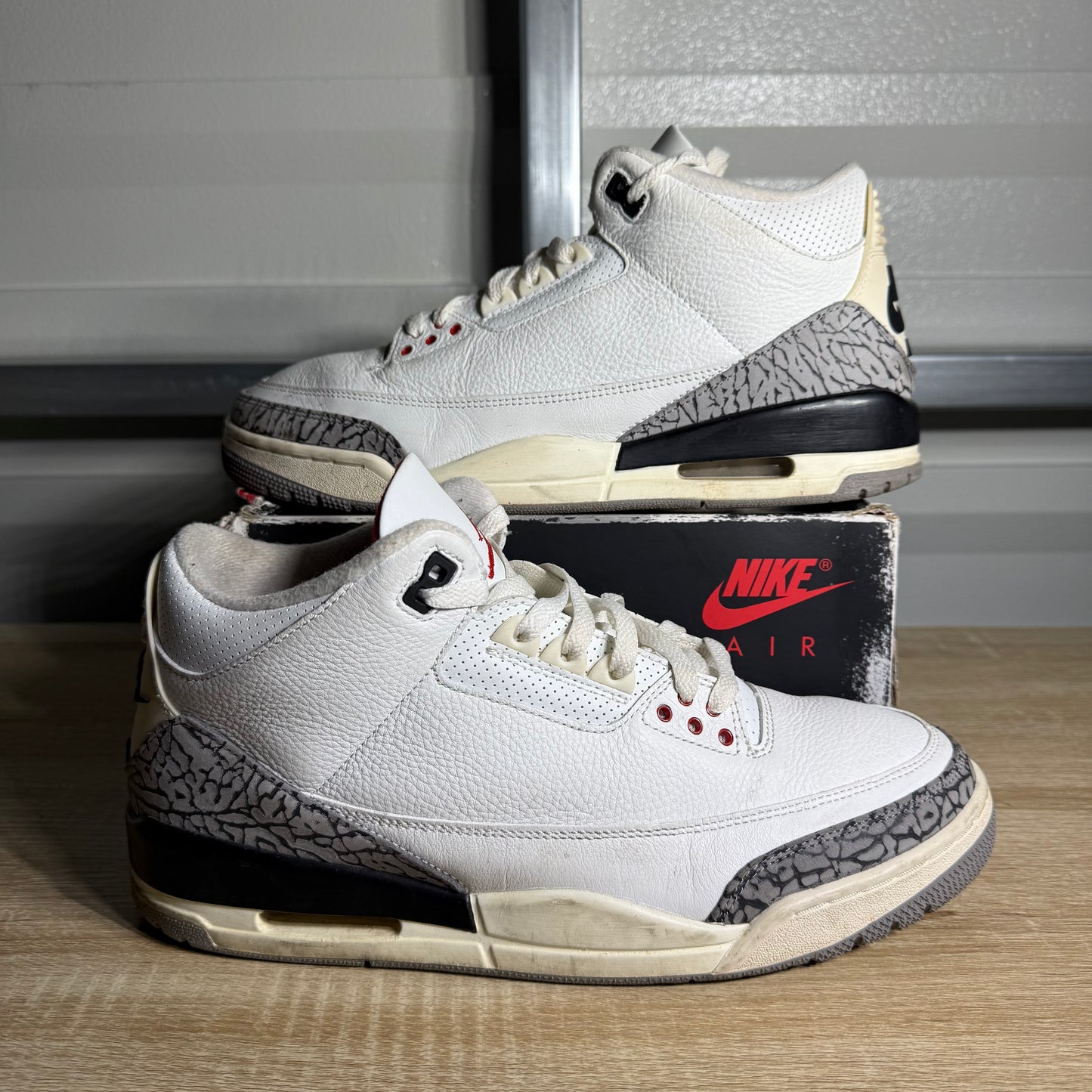 Size 11.5 – AJ 3 Retro White Cement Reimagined