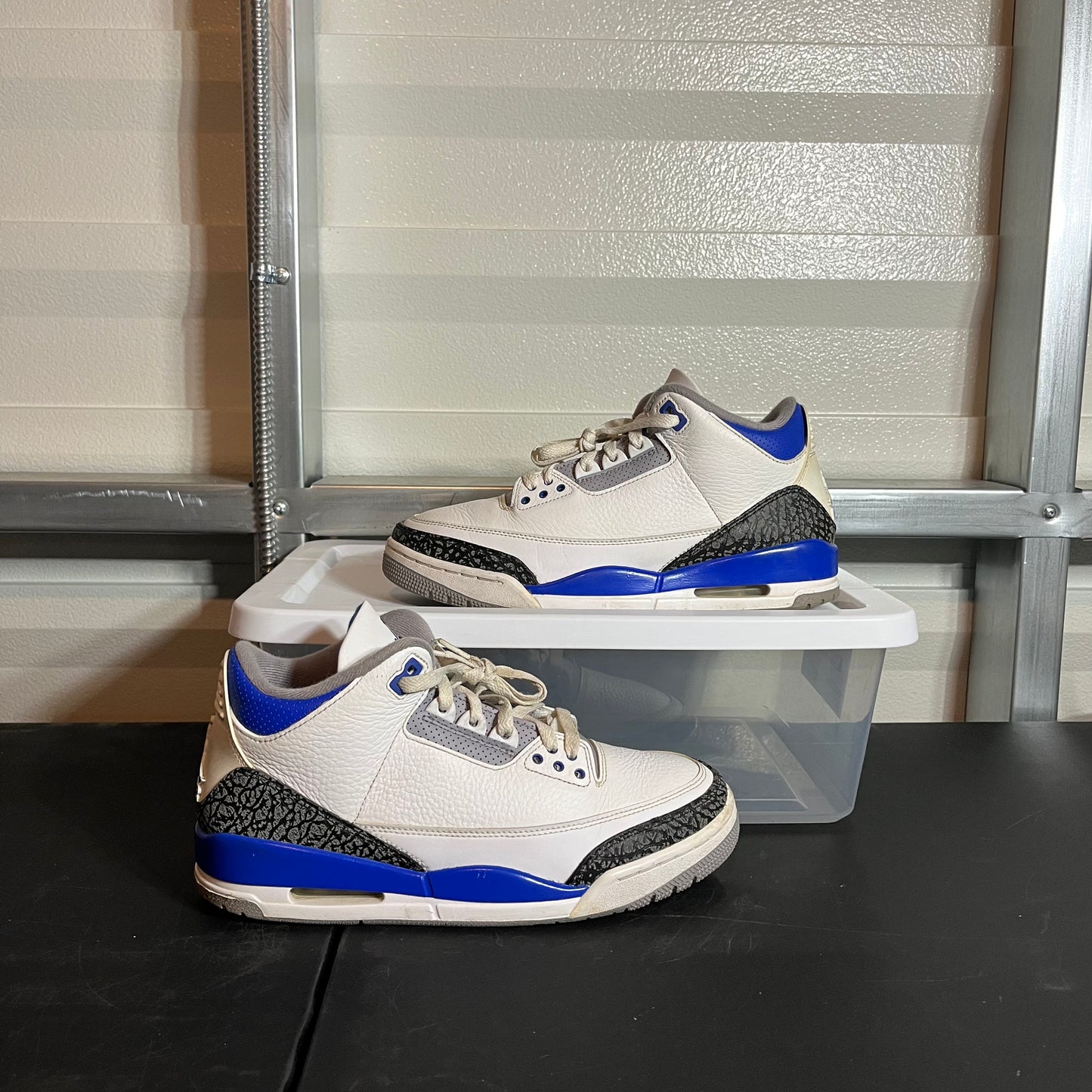 Size 9 - AJ 3 Retro Racer Blue