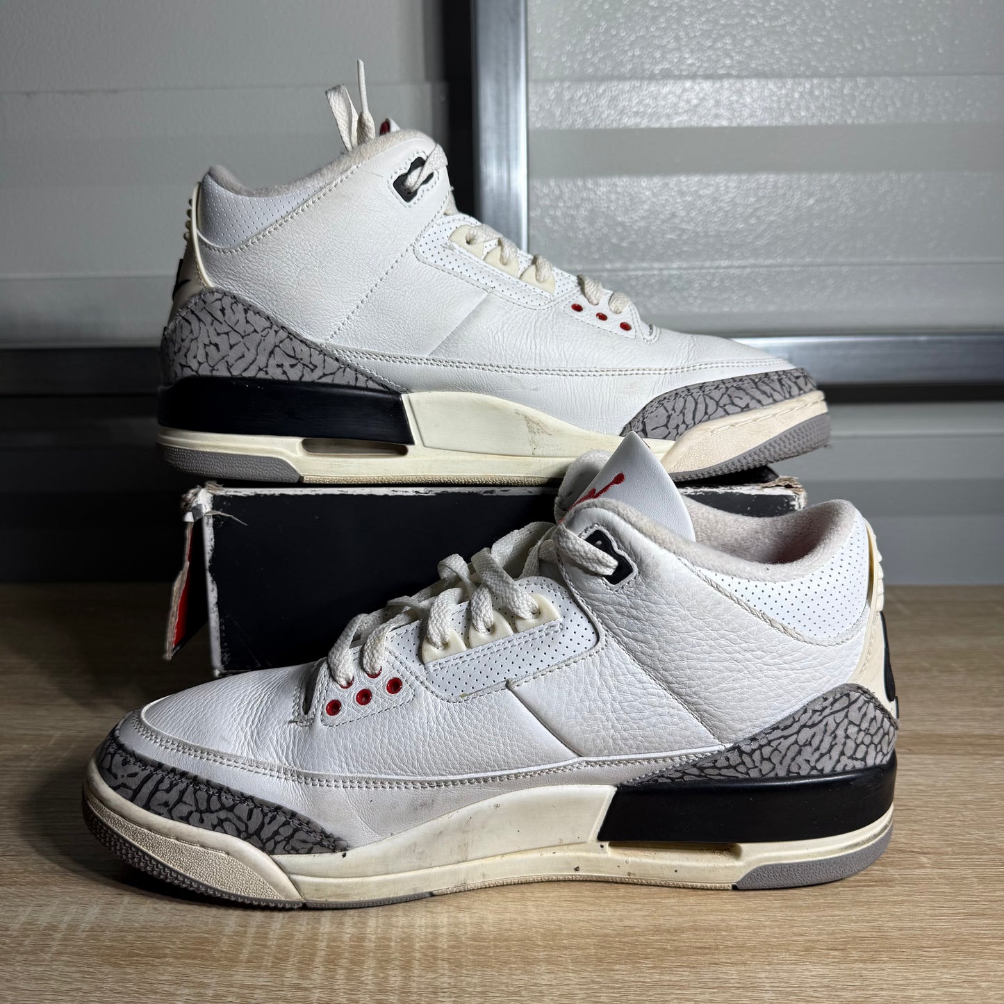 Size 11.5 – AJ 3 Retro White Cement Reimagined