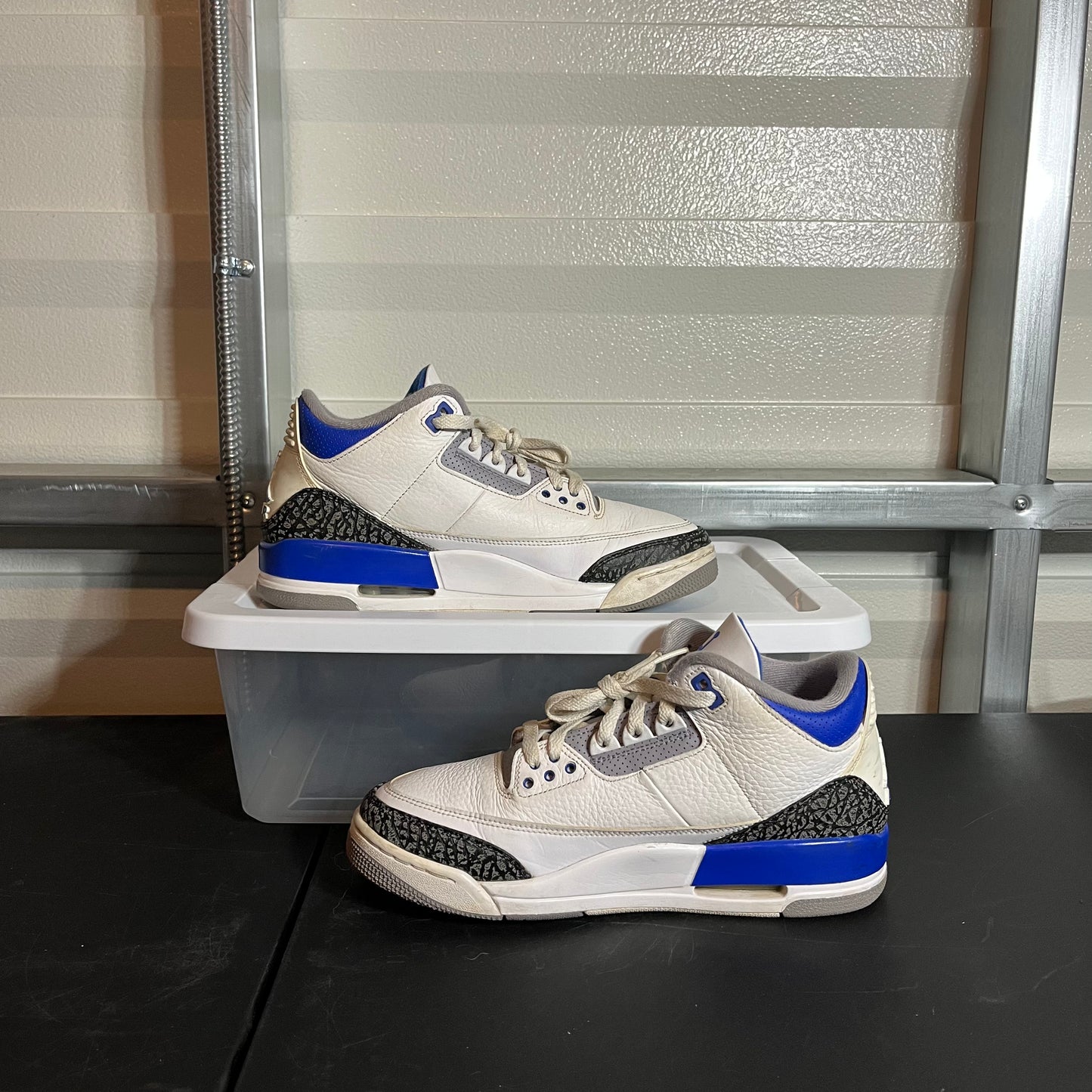 Size 9 - AJ 3 Retro Racer Blue