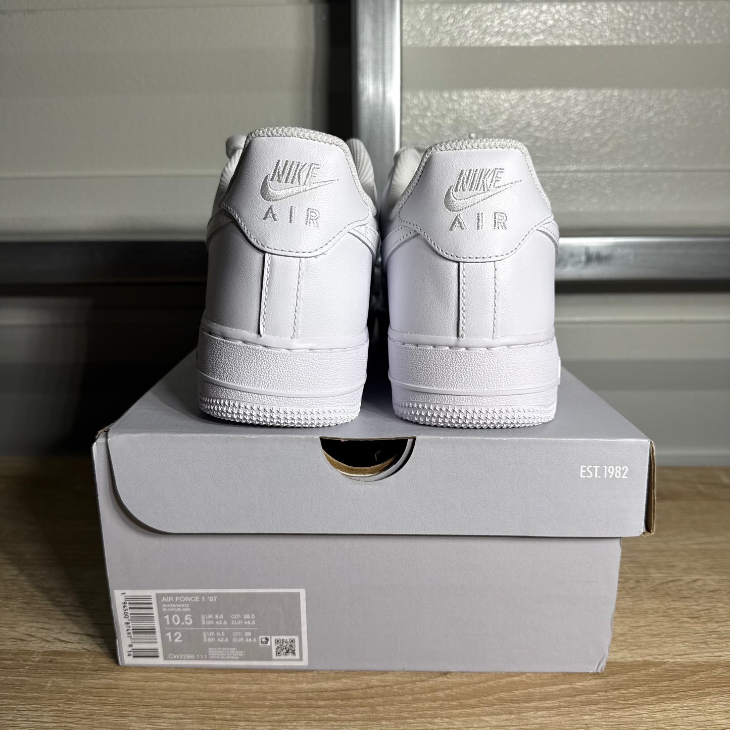 Size 10.5 - AF 1 '07 Low Triple White