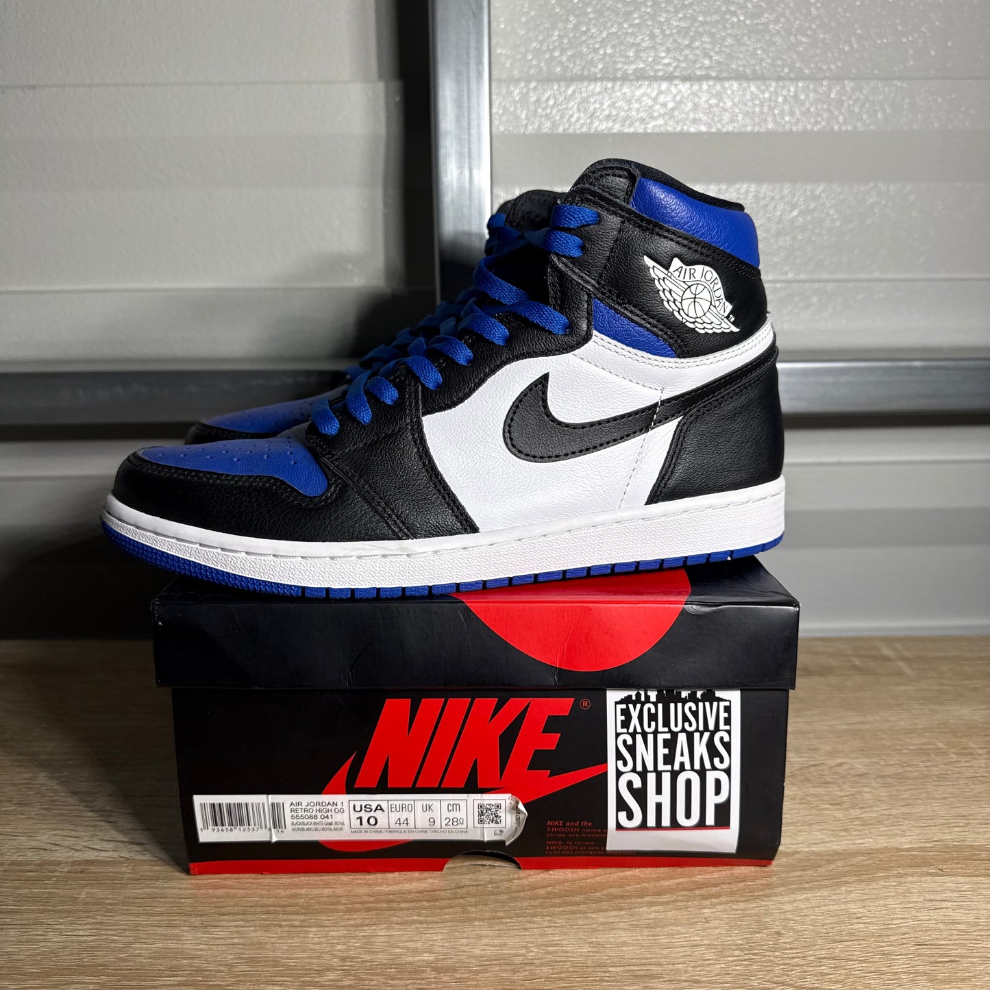 Size 10 – AJ 1 Retro High OG Royal Toe