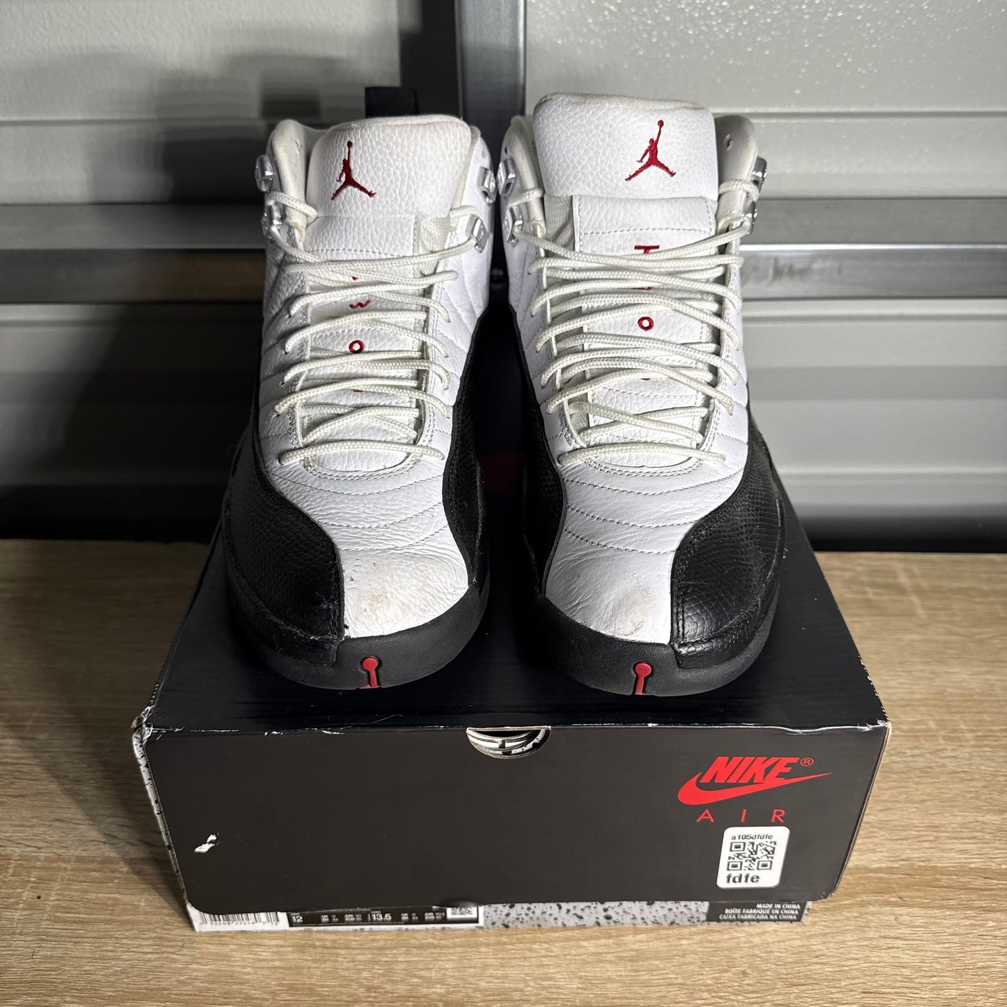Size 12 - AJ 12 Retro Taxi Flip