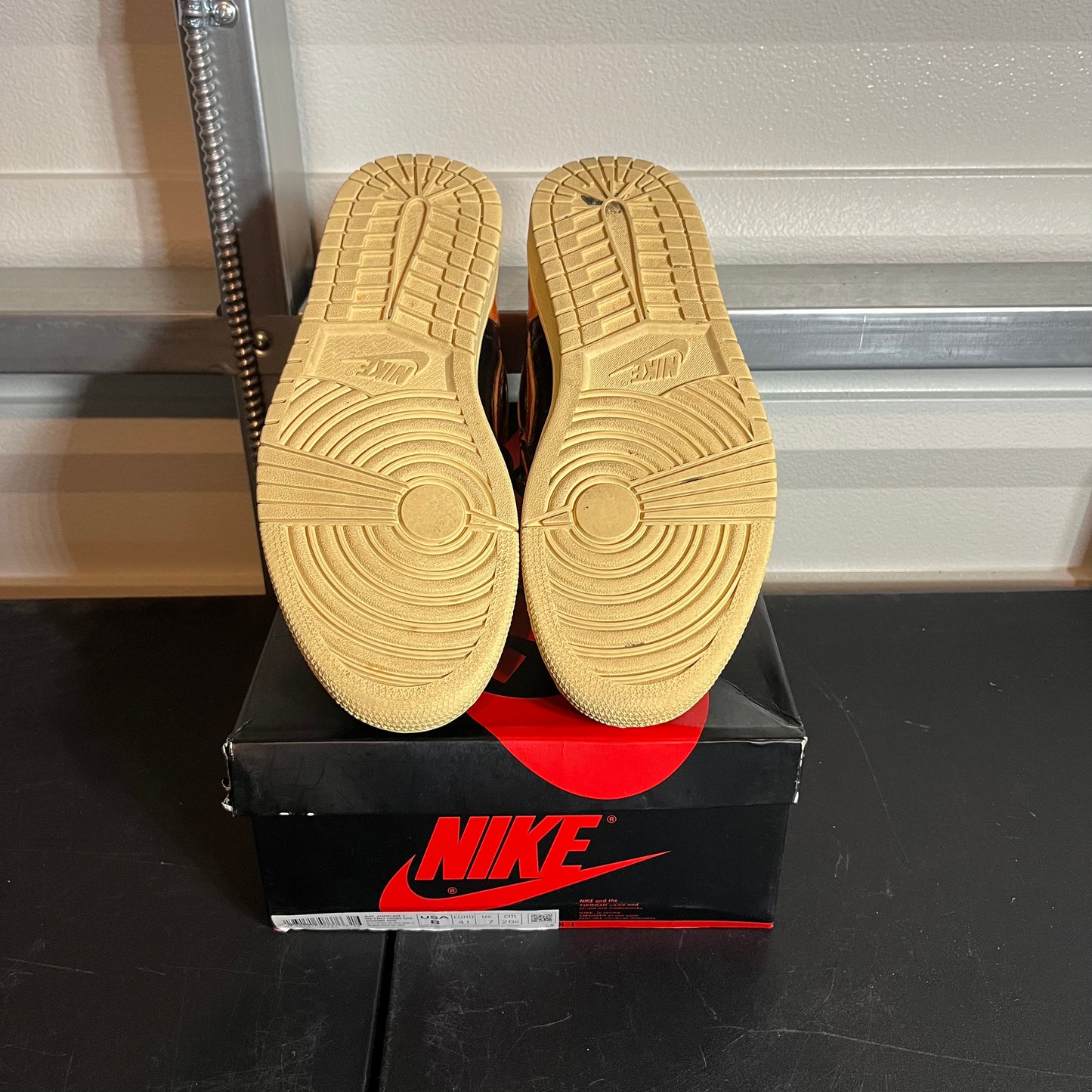 Size 8 - AJ 1 Retro High Shattered Blackboard 3.0