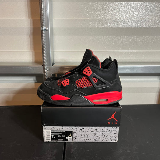 Size 7Y - AJ 4 Retro Red Thunder