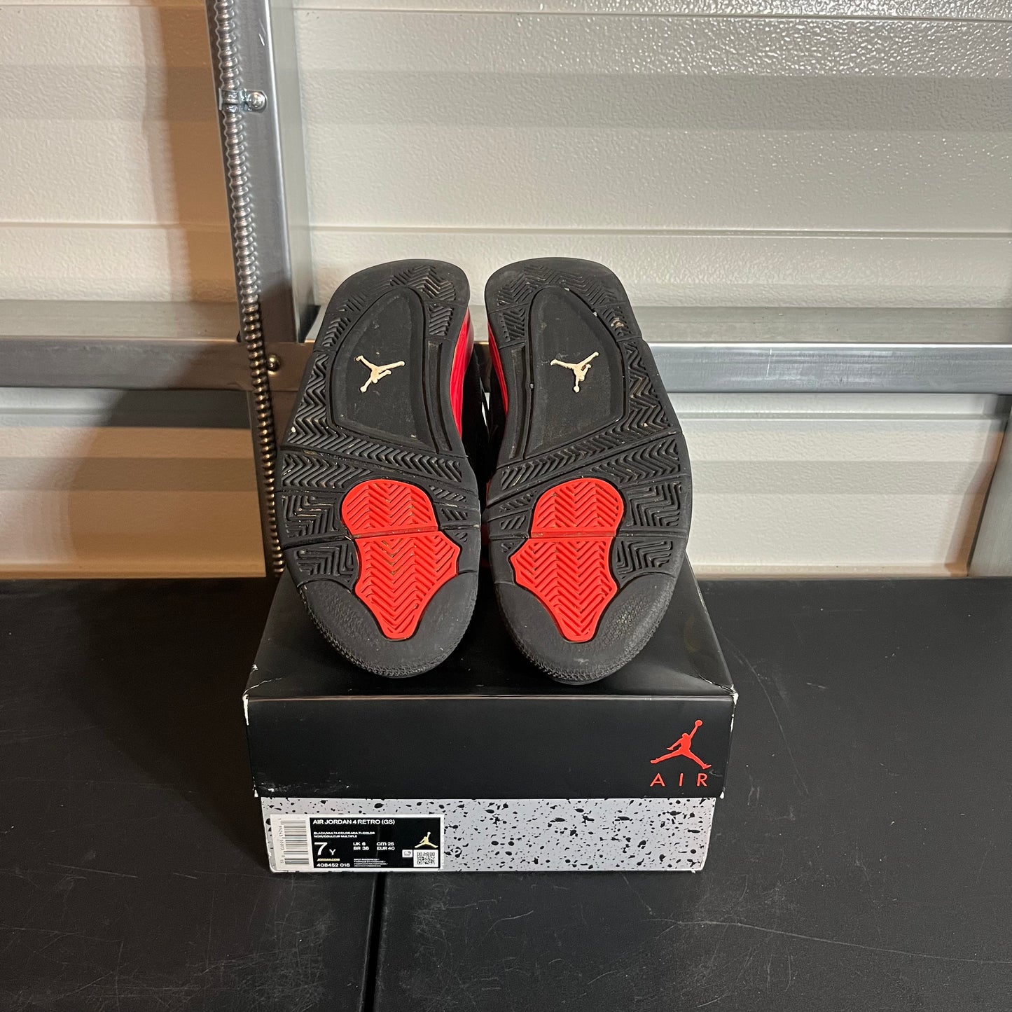 Size 7Y - AJ 4 Retro Red Thunder