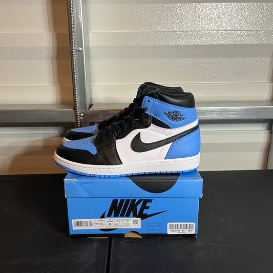 Size 8.5 - AJ 1 Retro High UNC Toe